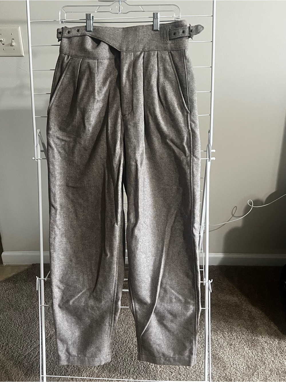 Banana Republic Women's Wide Leg Pants in Tan